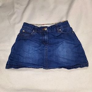MiniBoden Jean Skirt, 7-8y (128cm)